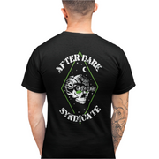 moon goon merch after dark syndicate back shirt model