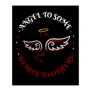 moon goon syndicate angel to some demon to others graphic design 4-22-25