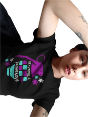 moon goon merch beautiful and dangerous design woman with graphic shirt