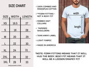 Moon Goon Syndicate Shirt Size Guide