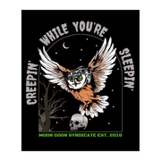 Moon Goon Syndicate Creepin' While You're Sleepin' front design graphic