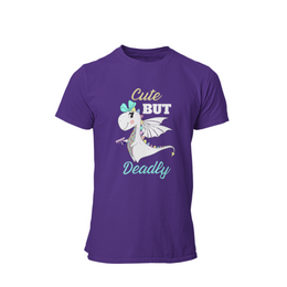 moon goon merch cute but deadly purple shirt mockup