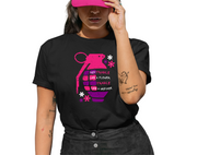 moon goon merch fragile like a bomb shirt model 2