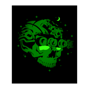 moon goon syndicate moons out goons out nvg skull helmet faded night vision front of shirt graphic