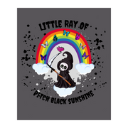 Moon Goon Syndicate Little Ray Of Pitch Black Sunshine Gray Graphic Desing Only