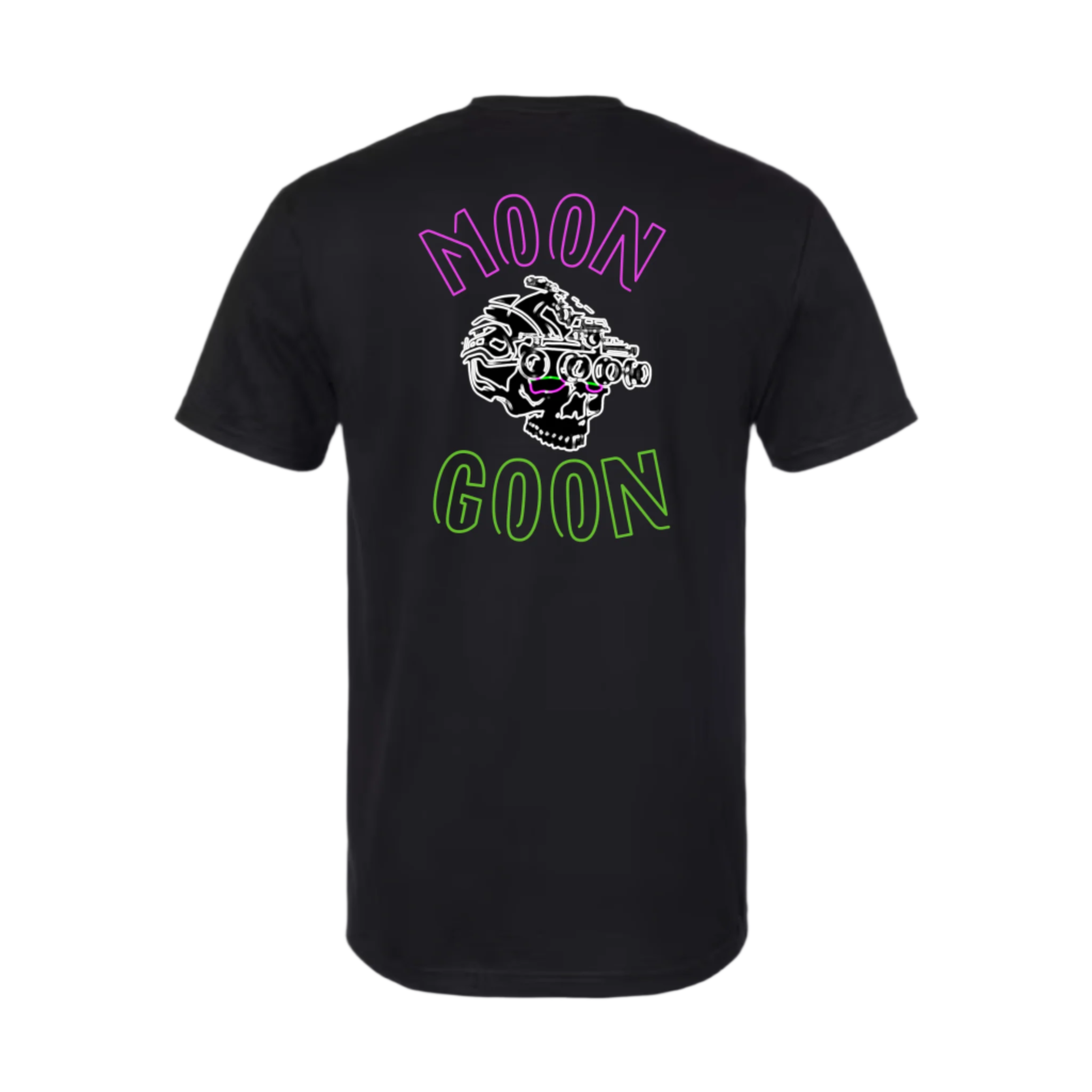 moon goon merch neon moon goon shirt back side graphic