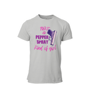 moon goon merch not a pepper spray kind of girl athletic heather gray garment only